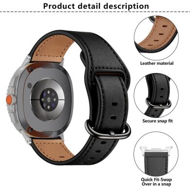 Ремешок KALEBOL Classic Strap для Samsung Galaxy Watch 8 (40/44mm) / 8 Classic - Black
