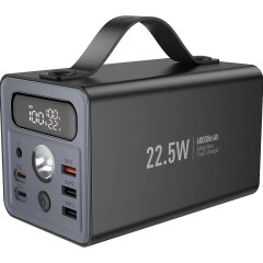 Внешний аккумулятор Hoco J138 22.5W + PD20W + DC12V (60000mAh) - Black