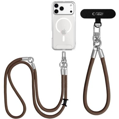 Набор ремешков Tech-Protect C10S Rope Crossbody - Brown / Titanium