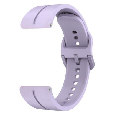 Ремешок Deexe Soft Line для часов с шириной крепления 22мм - Light Purple