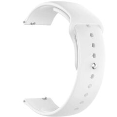 Ремешок ArmorStandart Silicone Watch Strap для часов с шириной крепления 20мм - White