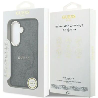 Защитный чехол Guess 4G Embossed Ring MagSafe для Samsung Galaxy S26 (S942) GUHMS26SP4MSEGCK - Black
