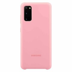 Чохол Silicone Cover для Samsung Galaxy S20 (G980) EF-PG980TPEGRU - Pink