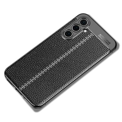 Защитный чехол Deexe Leather Cover для Samsung Galaxy A54 (A546) - Black