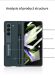 Защитный чехол GKK Leather Holder для Samsung Galaxy Fold 5 - Carbon Fiber Texture. Фото 6 из 14