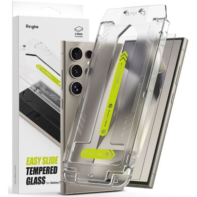 Комплект захисних стекол (2шт) Ringke Easy Slide Tempered Glass для Samsung Galaxy S24 Ultra (S928) 8809961785412