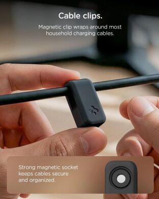 Держатель для кабелей Spigen Magnetic Cable Holder (APP11145) - Black