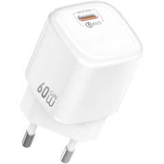 Сетевое зарядное устройство WiWU Wi-G037 Jelly 60W (Type-C) - White