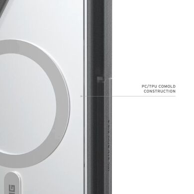 Ударопрочный чехол URBAN ARMOR GEAR Trooper MagSafe для Samsung Galaxy S26 Ultra (S948) 214516114G31 - Clear / Ash