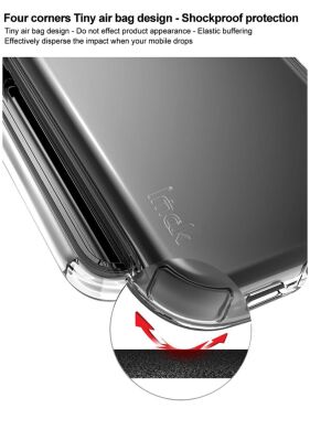 Силиконовый (TPU) чехол IMAK UX-6 Series для Samsung Galaxy Flip 4 - Transparent
