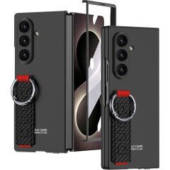 Защитный чехол GKK Band Strap для Samsung Galaxy Fold 8 Ultra - Black / Red