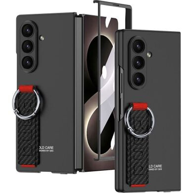 Защитный чехол GKK Band Strap для Samsung Galaxy Fold 8 Ultra - Black / Red