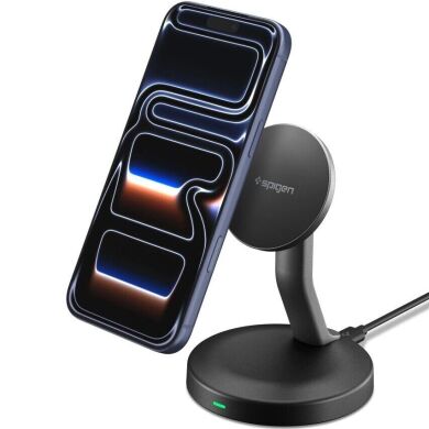 Беспроводное зарядное устройство Spigen EF151MS Essential Magnetic 15W (ACH10441) - Black