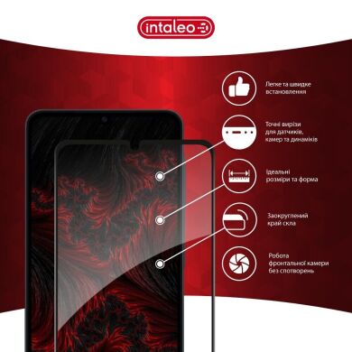 Защитное стекло Intaleo Full Glue для Samsung Galaxy A08 (A085) - Black