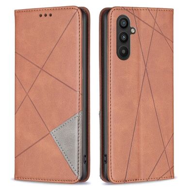 Чохол UniCase Geometric Pattern для Samsung Galaxy A34 (A346) - Coffee