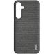 Захисний чохол IMAK Fabric Case для Samsung Galaxy S23 FE - Dark Grey