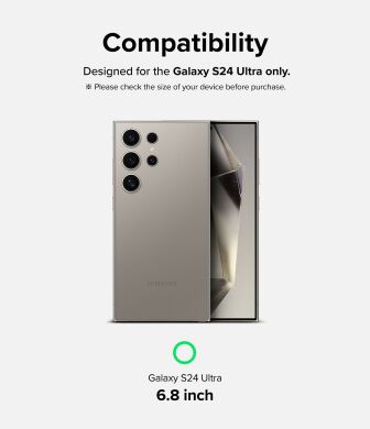 Комплект захисних стекол (2шт) Ringke Easy Slide Tempered Glass для Samsung Galaxy S24 Ultra (S928) 8809961785412