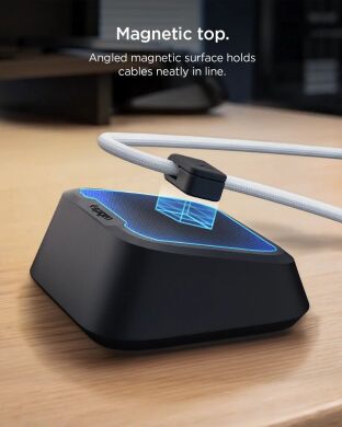 Держатель для кабелей Spigen Magnetic Cable Holder (APP11145) - Black
