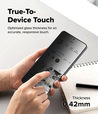 Комплект захисних стекол (2шт) Ringke Easy Slide Privacy для Samsung Galaxy S26 Plus (S947) 8800328815384