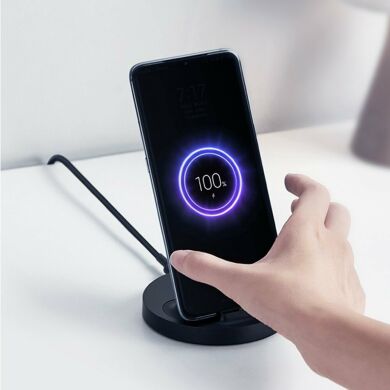 Беспроводное зарядное устройство Xiaomi Vertical Wireless Charger 20W (WPC02ZM) - Black