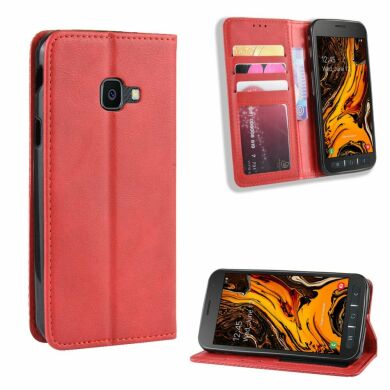 Чехол Deexe Retro Style для Samsung Galaxy Xcover 4s (G398) - Red