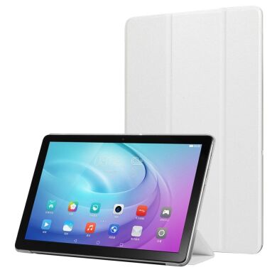 Чехол Deexe Silk Texture для Samsung Galaxy Tab A7 10.4 (2020) - White