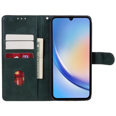 Чехол-книжка Deexe Classic Stand для Samsung Galaxy M35 (M356) - Midnight Green