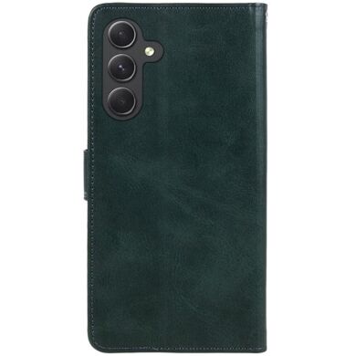 Чехол-книжка Deexe Classic Stand для Samsung Galaxy M35 (M356) - Midnight Green