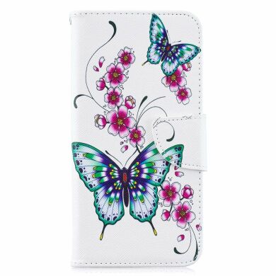 Чохол-книжка Deexe Color Wallet для Samsung Galaxy A10 (A105) - Butterflies and Flowers