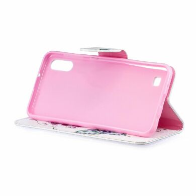 Чохол-книжка Deexe Color Wallet для Samsung Galaxy A10 (A105) - Butterflies and Flowers