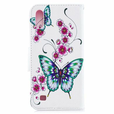 Чехол-книжка Deexe Color Wallet для Samsung Galaxy A10 (A105) - Butterflies and Flowers