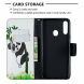 Чехол-книжка Deexe Color Wallet для Samsung Galaxy A20s (A207) - Panda Bamboo