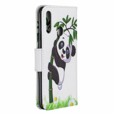 Чехол-книжка Deexe Color Wallet для Samsung Galaxy A20s (A207) - Panda Bamboo