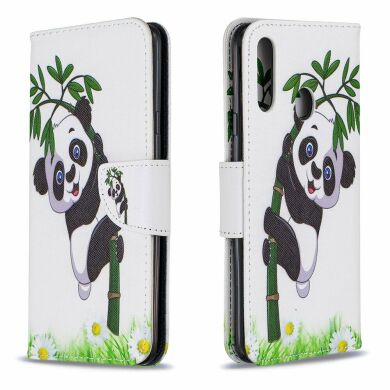 Чехол-книжка Deexe Color Wallet для Samsung Galaxy A20s (A207) - Panda Bamboo