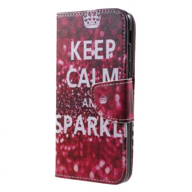 Чехол-книжка Deexe Color Wallet для Samsung Galaxy A6 2018 (A600) - Keep Calm