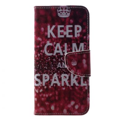 Чехол-книжка Deexe Color Wallet для Samsung Galaxy A6 2018 (A600) - Keep Calm