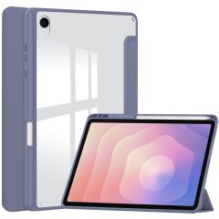 Чехол-книжка Deexe Crystal Back для Samsung Galaxy Tab S11 (X730/X736) - Purple