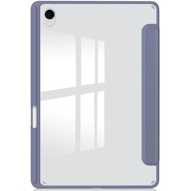 Чехол-книжка Deexe Crystal Back для Samsung Galaxy Tab S11 (X730/X736) - Purple
