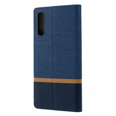 Чохол-книжка Deexe Lines Texture для Samsung Galaxy A70 (A705), Blue