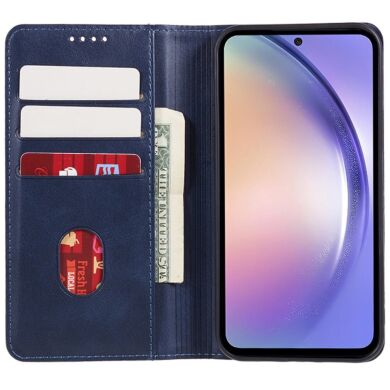 Чехол-книжка Deexe Wallet Case для Samsung Galaxy M35 (M356) - Blue