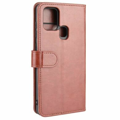 Чохол-книжка Deexe Wallet Style для Samsung Galaxy A21s (A217) - Brown