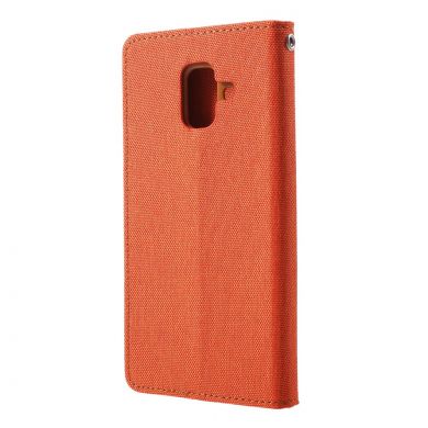 Чохол-книжка MERCURY Canvas Diary для Samsung Galaxy A6 2018 (A600) - Orange