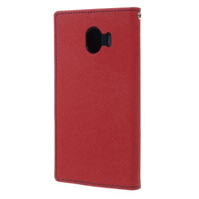 Чохол-книжка MERCURY Fancy Diary для Samsung Galaxy J4 2018 (J400), Red
