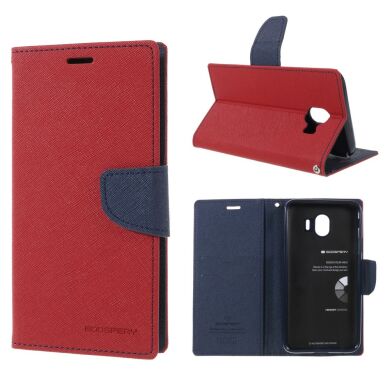 Чохол-книжка MERCURY Fancy Diary для Samsung Galaxy J4 2018 (J400), Red