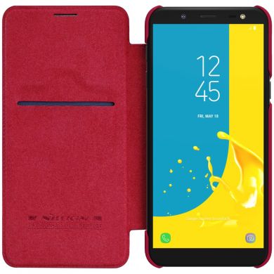 Чехол-книжка NILLKIN Qin Series для Samsung Galaxy J6 2018 (J600) - Red