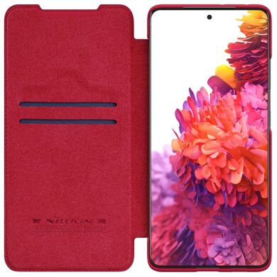 Чохол-книжка NILLKIN Qin Series для Samsung Galaxy S21 Ultra - Red