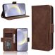 Чехол-книжка с кармашками Deexe Wallet Stand для Samsung Galaxy S26 FE - Brown. Фото 8 из 15