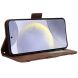 Чехол-книжка с кармашками Deexe Wallet Stand для Samsung Galaxy S26 FE - Brown. Фото 6 из 15