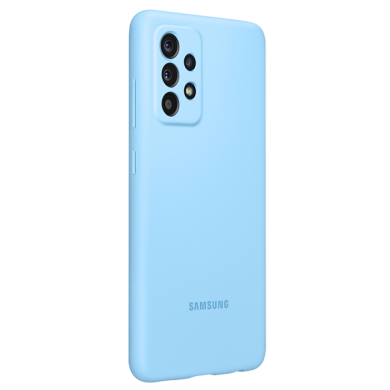 Чохол Silicone Cover для Samsung Galaxy A52 (A525) / A52s (A528) EF-PA525TLEGRU - Blue