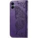 Чехол UniCase Butterfly Pattern для Samsung Galaxy A06 (A065) - Dark Purple. Фото 6 из 9